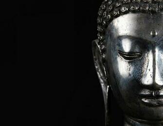 Wallpaper Jpg Buddha Metal Statue Black Background HD Mobile