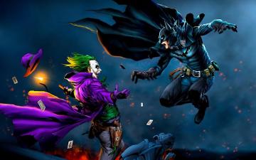 Wallpaper 4k Batman Vs Joker Battle Superheroe