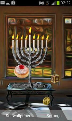 Ver Maior Captura De Tela Hanukkah Holiday HD Wallpaper Para Android