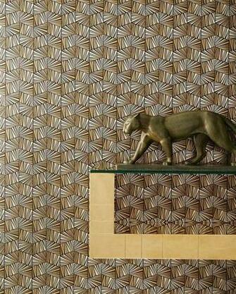 Gimog Effect Foil Wallpaper Materials From The 70s