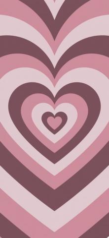 Y2k On Hearts Aesthetic iPhone Wallpaper