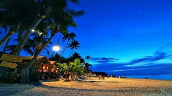 Beach At Night Wallpaper For Pc