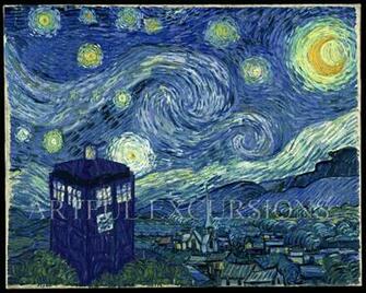 Tardis Starry Night Wallpaper