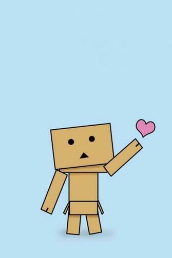 Cute Box Heart Wallpaper For iPhone