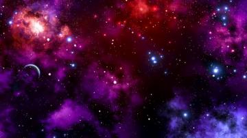 Deep Space Background Stock Motion Graphics Array