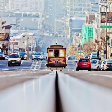 Lombard Street San Francisco iPad Wallpaper