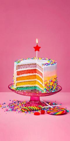 BirtHDay Cake Happy Cakes Wallpaper