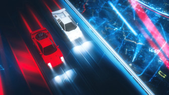 Ferrari F40 Vs Lamborghini Sports Car Race Digital Art HD 4k