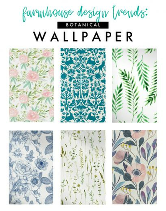 Modern Farmhouse Design Trend Wallpaper