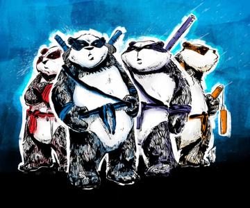 Ninja Panda Ideas Love