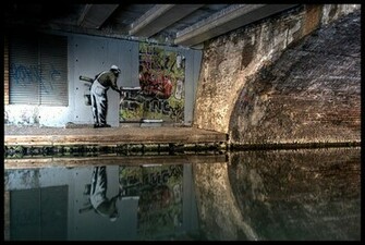Banksy Rolls Out Graffiti Wallpaper