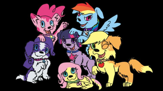 My Little Ponies As Dogs By Allissajoanne4