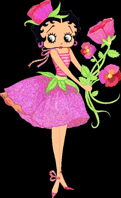 Betty Boop Pictures Archive Animated Gifs Of With Roses