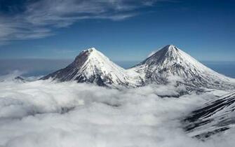 Snowy Mountain Tops HD Wallpaper