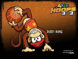Mario Hoops On Donkey Kong Wallpaper