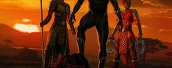 Black Panther Movie Artwork Full HD Wallpaper
