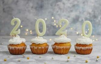 Wallpaper Candles Cream Christmas Figures Sweets New Year
