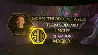 League Of Legends Pro Player Pick Theoddone Picks Maokai