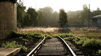 Deserted Country Railroad Desktop Pc And Mac Wallpaper