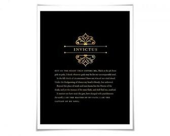 Amazon Invictus Gold Foil Art Print Background Colours