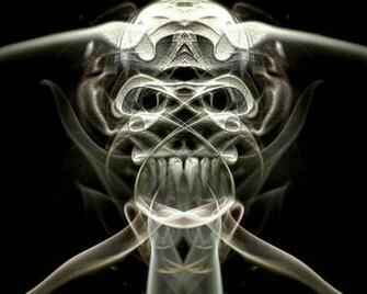 Smoking Skull By Skummelum