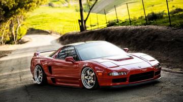 Honda Acura Nsx Slammed Tuning Wallpaper