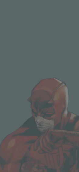 Gritty Daredevil Grey Wallpaper