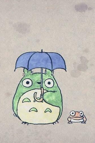Cute Totoro Phone Wallpaper