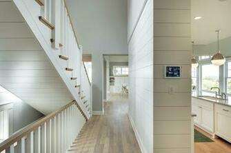 Shiplap Walls Cottage Entrance Foyer Martha O Hara Interiors
