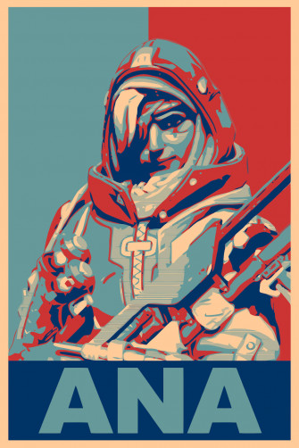 Overwatch Phone Ana Poster Pddzbbig1r7jez44 Wallpaper