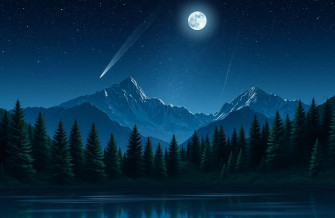 Mountain Night Wallpaper