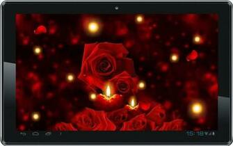 Candles Roses Live Wallpaper Android Apps On Google Play