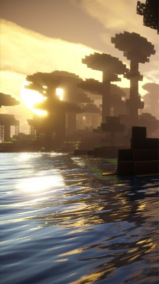 Minecraft Landscape Artofit Wallpaper