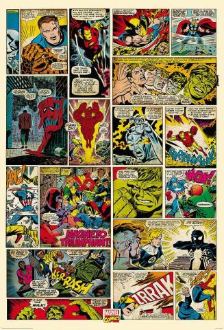 Comic Book Wallpaper For Walls On
