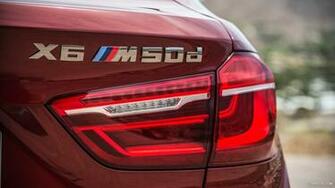 Bmw X6 M50d Flamenco Red Tail Light HD Wallpaper