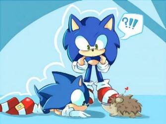 Tres De Sonic Espera No Es Azul Wallpaper