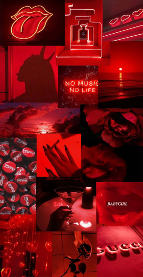 Feeling Red Cute And Aesthetic Wallpaper