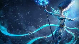 Video Games Mage Ice League Of Legends Fantasy Art Frost
