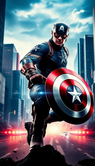 Captain America Mobile Wallpaper
