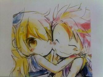 Chibi Natsu Lucy High Quality And Resolution Wallpaper