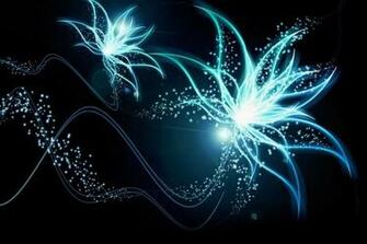 Pretty Blue Glow Wallpaper