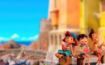 Luca With Alberto Giulia Disney X Pixar Movie HD