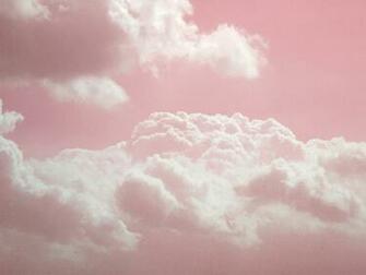 Pink White Clouds By Pen And Mouse