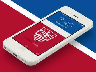 Usa Soccer Logo Us Ios Wallpaper Made A