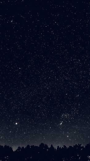 Space Sky Night Dark Nature Bw iPhone Wallpaper