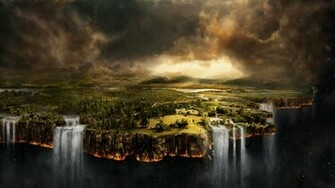 Plain World Wallpaper Metal Fantasy Heavy