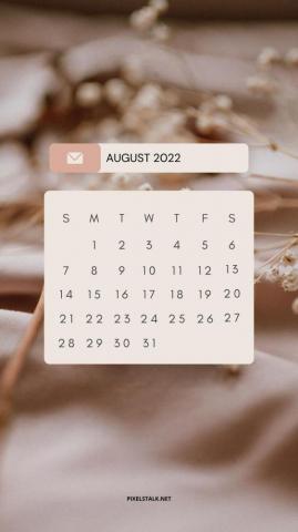 August Calendar iPhone Wallpaper HD Net