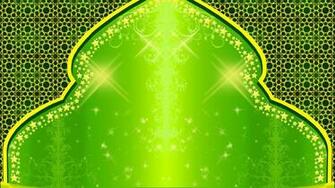 Green Islamic Background Desktop HD Wallpaper