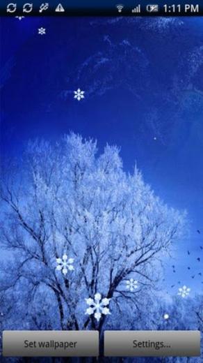 Snow Live Wallpaper Pro Mobile Theme Android