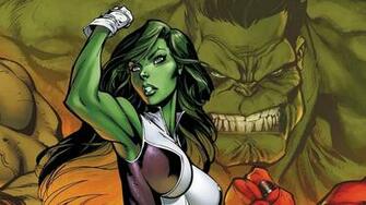 She Hulk Marvel Comics Superhero Wallpaper